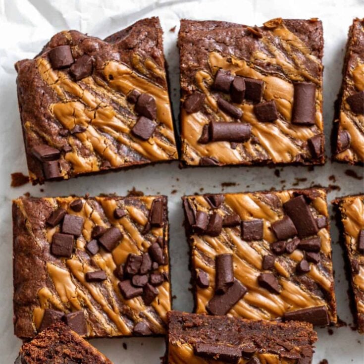Biscoff Vegan brownies