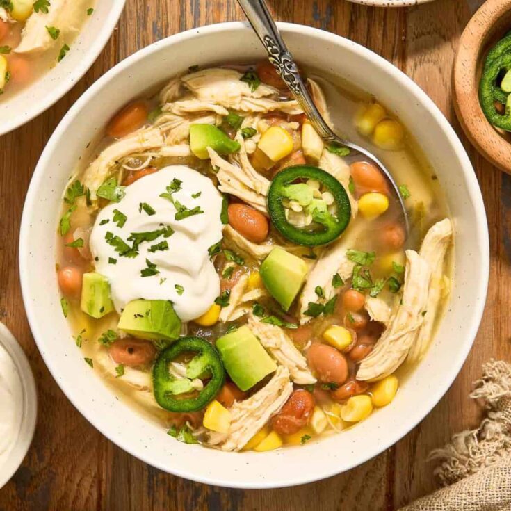 Crock Pot Green Enchilada Chicken Soup