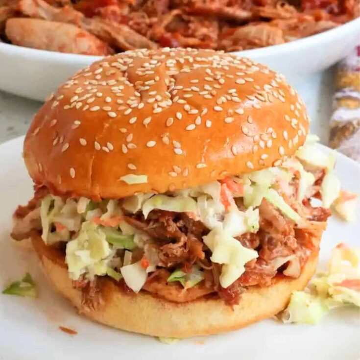 Crock pot pulled pork made after reading these dump and go crockpot dinners