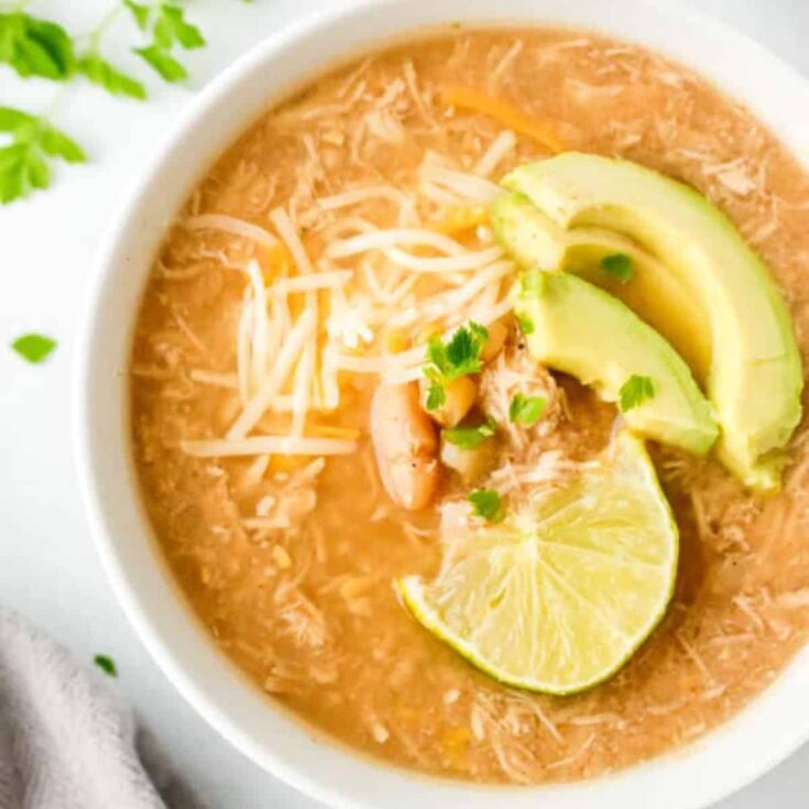 Crockpot white chicken chili