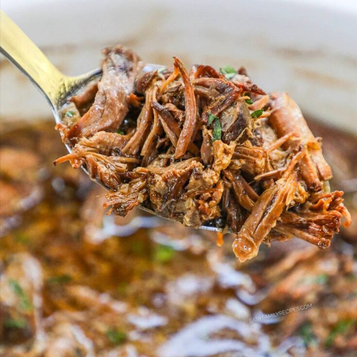 French onion pot roast, made after reading these easy crockpot recipes