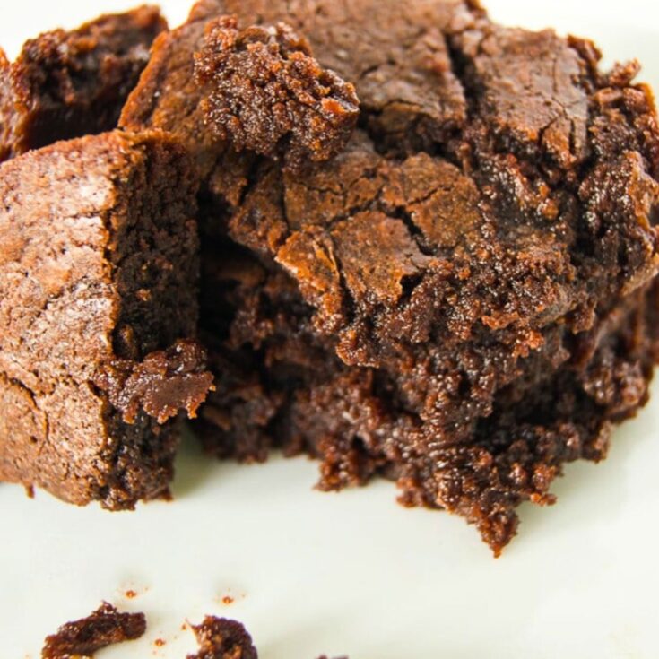 Gooey Nutella brownies