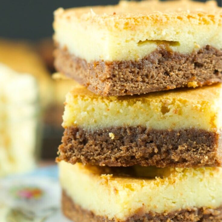 Incredibly rich tuxedo brownies