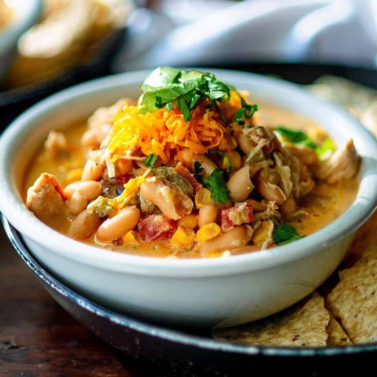 Instant Pot white chicken chili