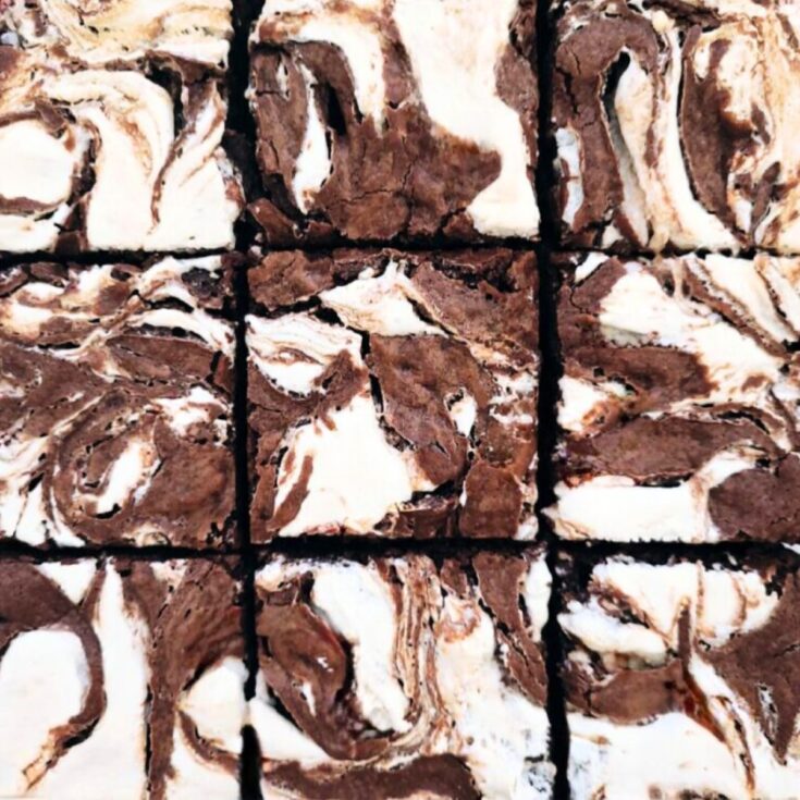Marshmallow brownies, made after reading these brownie recipes