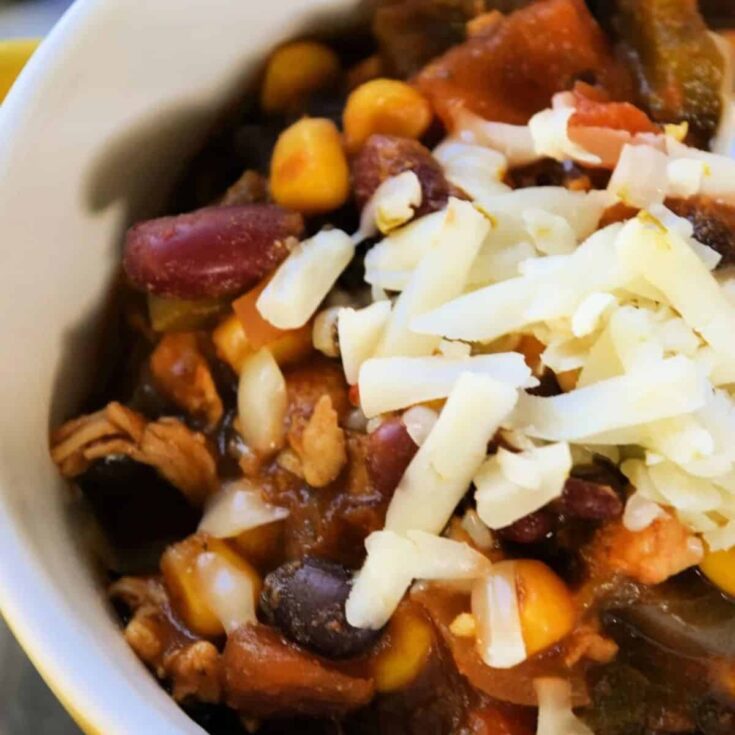 One pot chicken chili