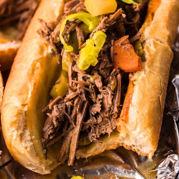 Slow cooker Italian beef, made after reading these easy crockpot recipes