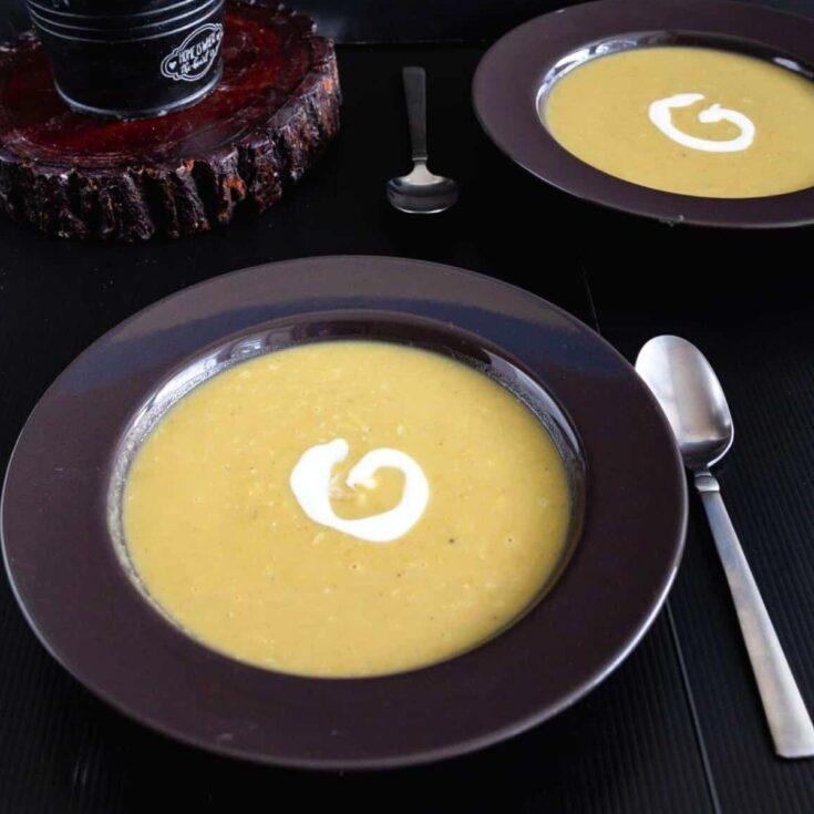 Slow cooker split pea soup