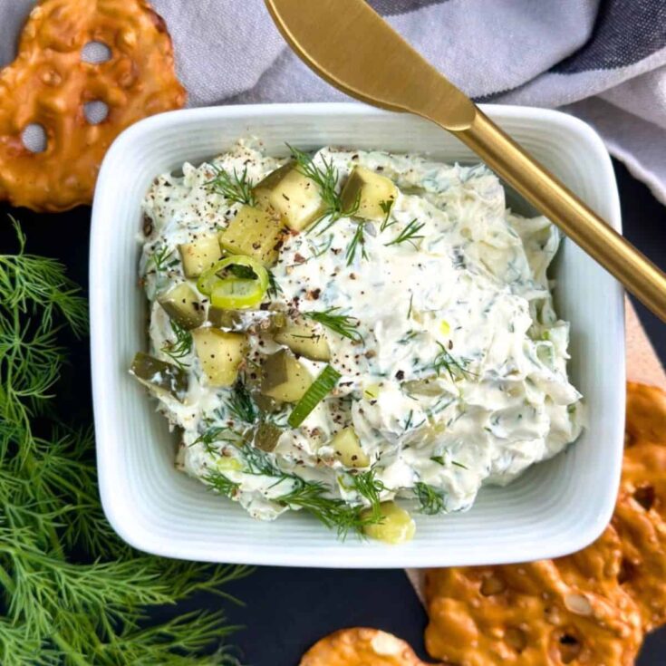 Creamy crunchy dill pickles