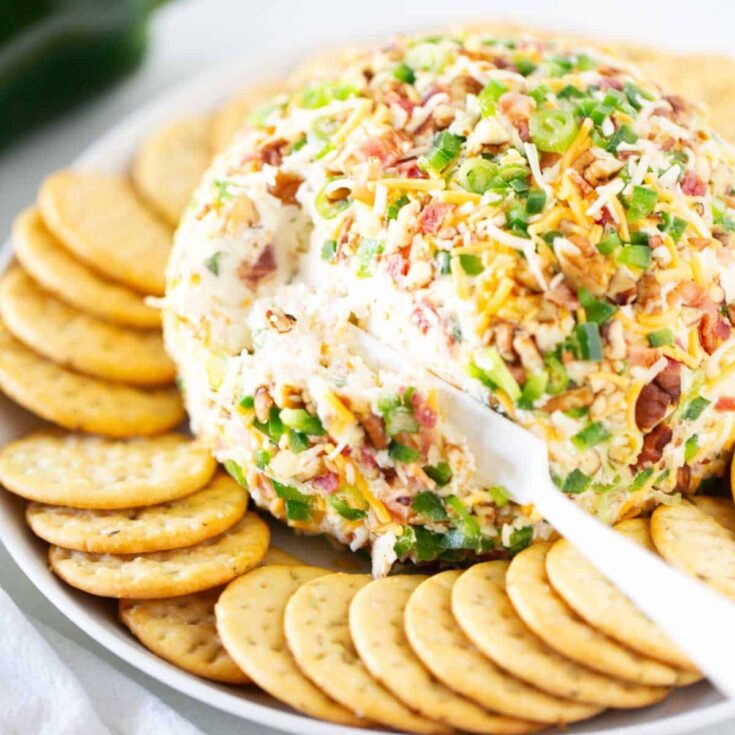 Jalapeno popper cheese ball