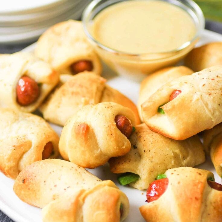Jalapeno popper pigs in a blanket