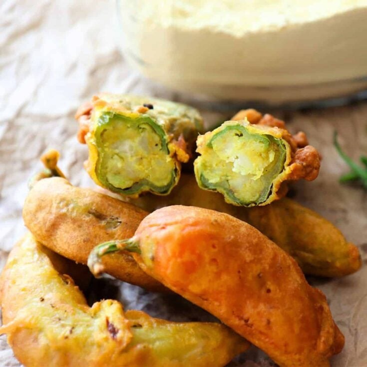 Mirchi vada Jalapeno popper