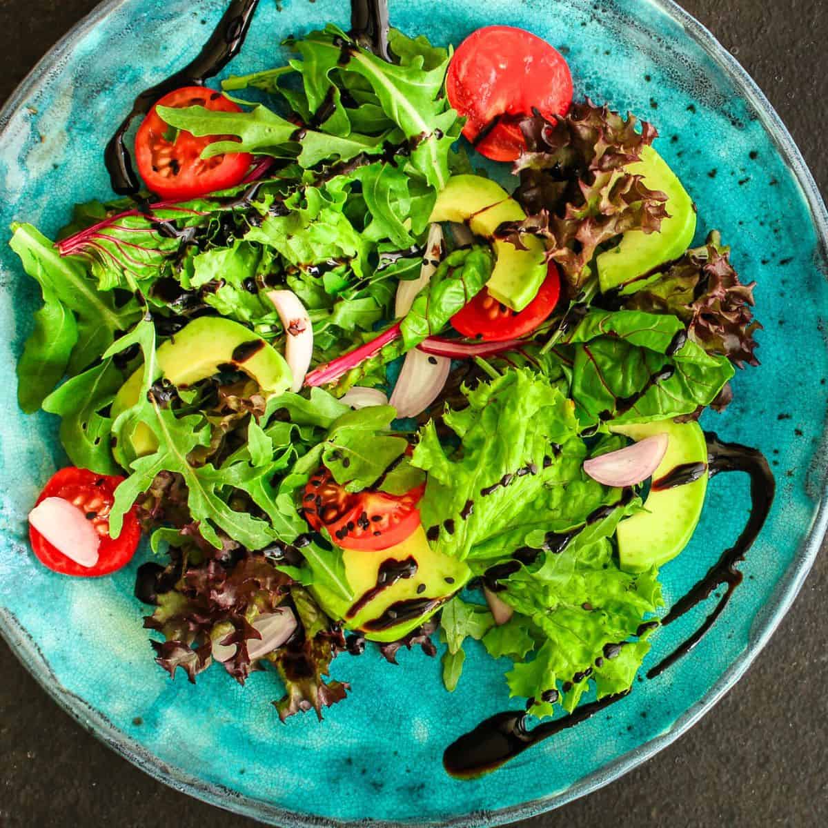 Tomato and avocado salad, made after reading these summer salad recipes