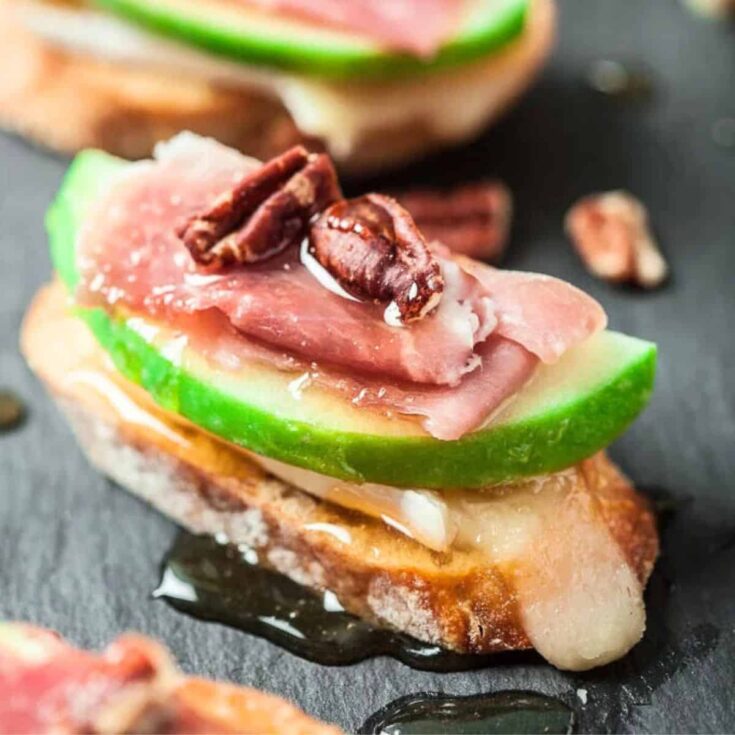 Crostini cold appetizers