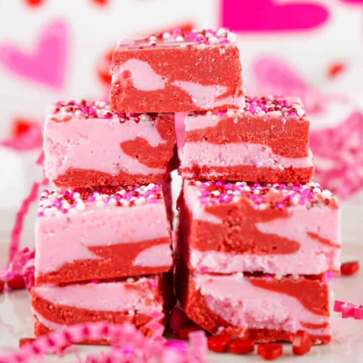 Peasy frosting strawberry fudge