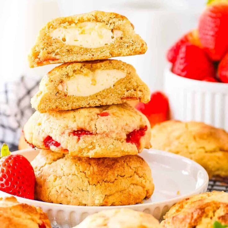 Strawberry Cheesecake cookies