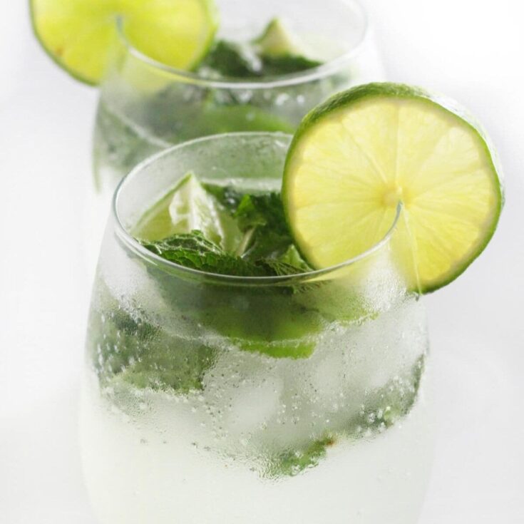 Virgin mojito mocktail