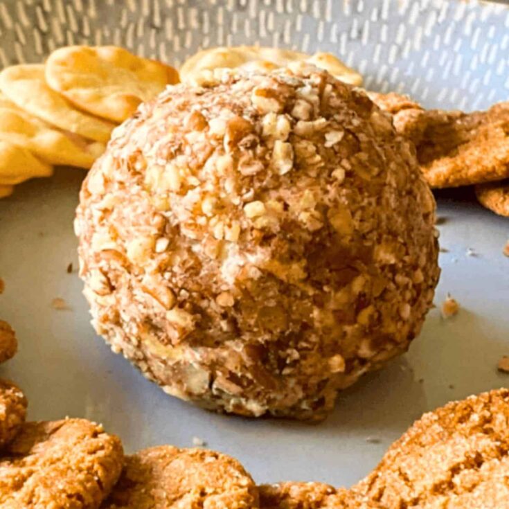 Date pecan cheese ball