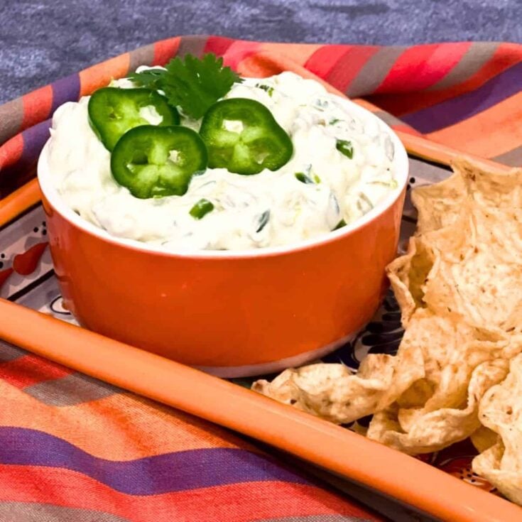 Jalapeno cream cheese dip appetizer