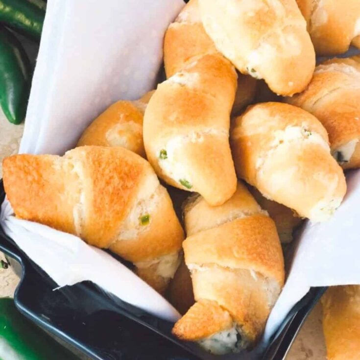 Jalapeno popper crescent rolls