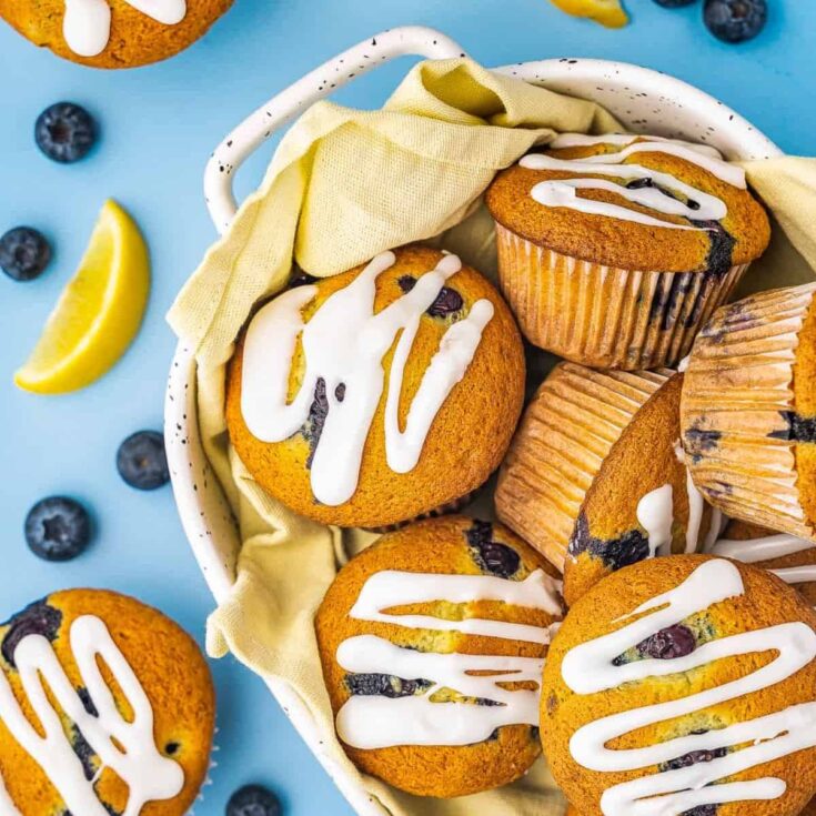 Lemon blueberry muffins