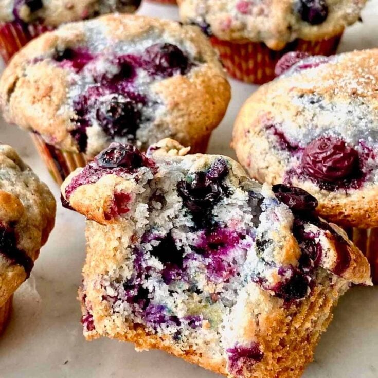 Blueberry muffins