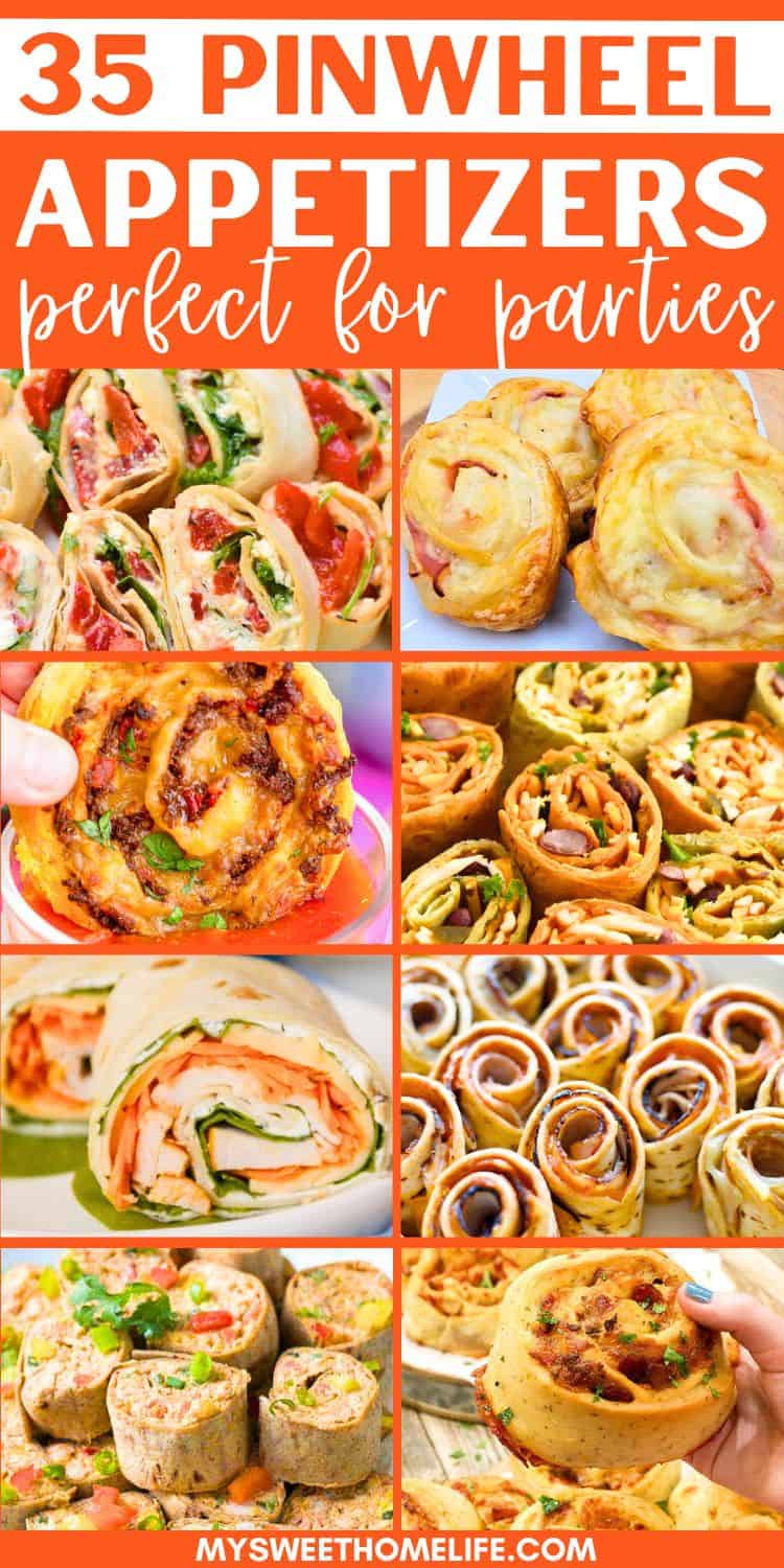 The ultimate rollup round up: 35 pinwheel appetizers | My Sweet Home Life