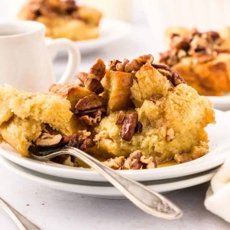 Praline French toast casserole