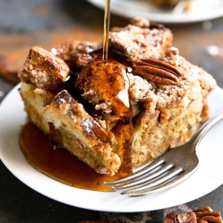 Pumpkin French toast bake