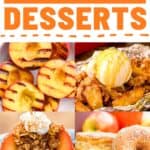 A collage of desserts, with the text overlay 20 camping desserts