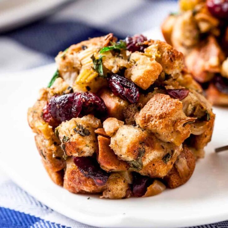 Stuffing muffin side, made after reading these Fall dinner party
